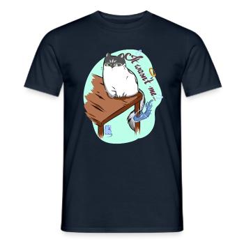 It wasn't me - Männer T-Shirt - Navy - Vorne - AI Model Male 178 light (178cm)