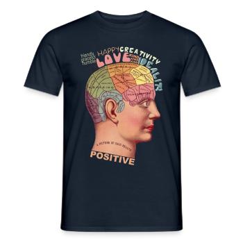 bonne santé - T-shirt homme - marine - Devant - AI Model Male 178 light (178cm)