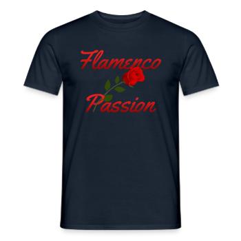 FLAMENCO - T-shirt homme - marine - Devant - AI Model Male 178 light (178cm)