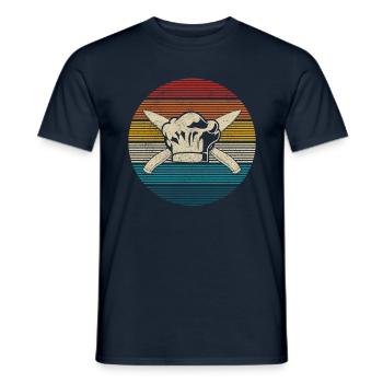 cuisinier - T-shirt homme - marine - Devant - AI Model Male 178 light (178cm)