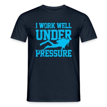 Diving - diver say gift - Men's T-Shirt - navy - Front - AI Model Male 178 light (178cm)
