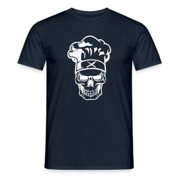 cuisinier - T-shirt homme - marine - Devant - AI Model Male 178 light (178cm)