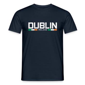 Dublin Irland Souvenir - Männer T-Shirt - Navy - Vorne - AI Model Male 178 light (178cm)