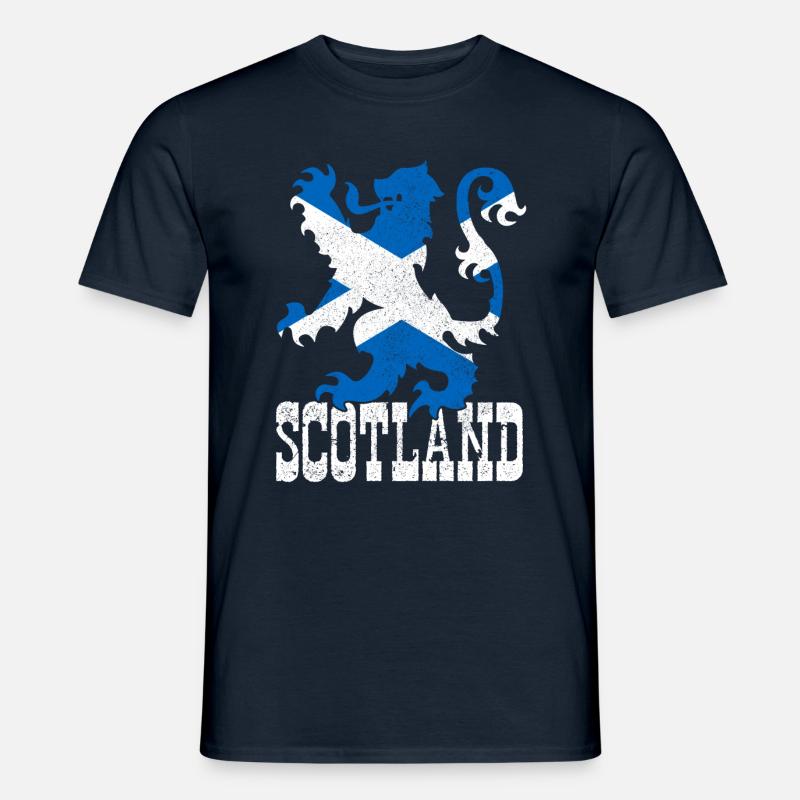 Schottland - Männer T-Shirt - Navy