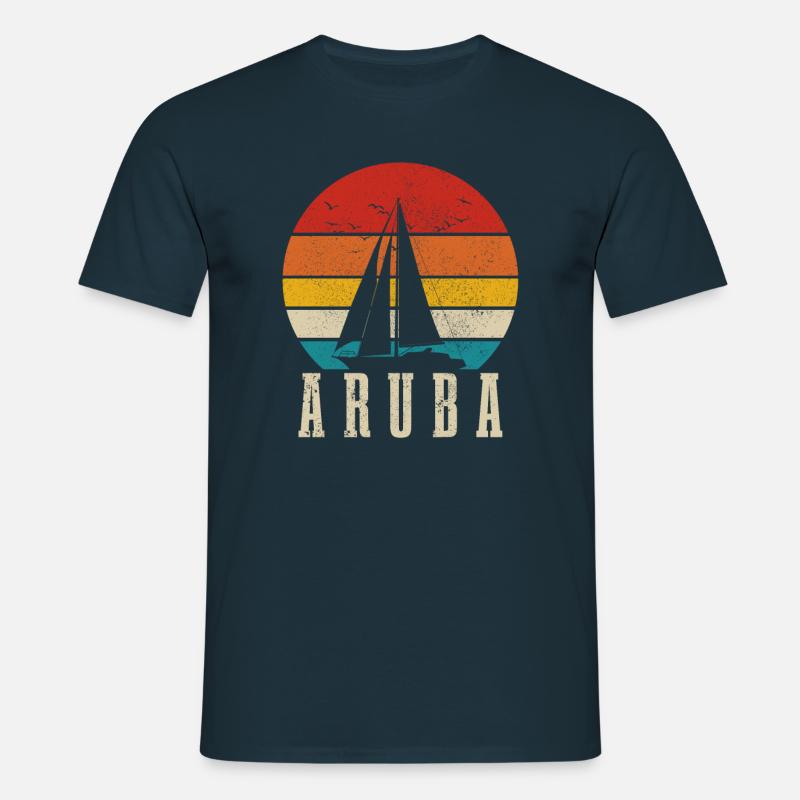 Aruba - Men's T-Shirt - navy