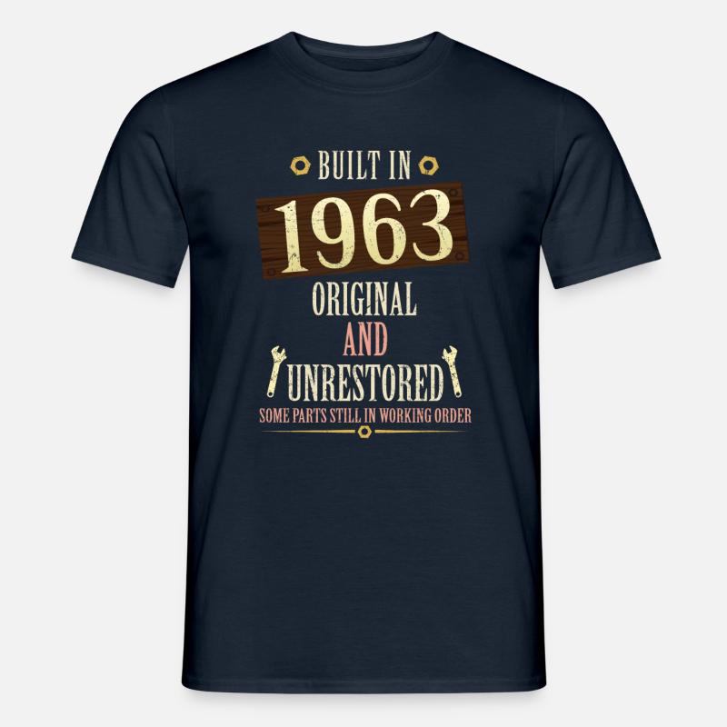 Construit dans l’original de 1963 et non restauré - T-shirt homme - marine