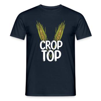 Beach 2022 Tropical Funny Crop Corn Summer - Männer T-Shirt - Navy - Vorne - AI Model Male 178 light (178cm)