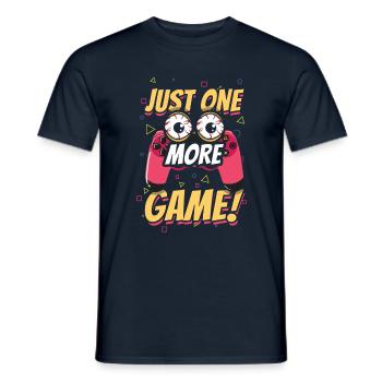 Eyes One More Play Game Video Game Lover Gaming - Men's T-Shirt - navy - Front - AI Model Male 178 light (178cm)