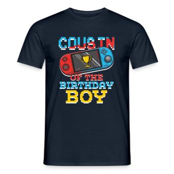 Cousin Of Gamer Video Game Lover Gamer - Männer T-Shirt - Navy - Vorne - AI Model Male 178 light (178cm)