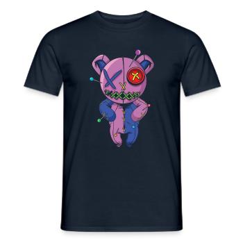 Creepy Witch Voodoo Horror Scary Halloween - Männer T-Shirt - Navy - Vorne - AI Model Male 178 light (178cm)