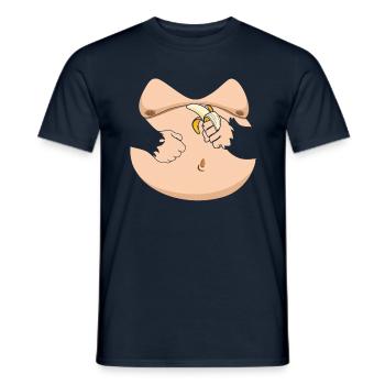 Funny Animal Banana Monkey Costume For Halloween - Men's T-Shirt - navy - Front - AI Model Male 178 light (178cm)