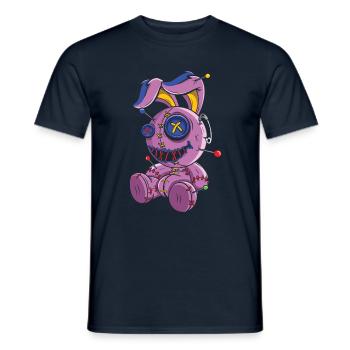 Creepy Voodoo Horror Scary Halloween - Männer T-Shirt - Navy - Vorne - AI Model Male 178 light (178cm)