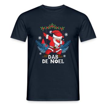 December Christmas Dab Dabbing Santa Christmas - Männer T-Shirt - Navy - Vorne - AI Model Male 178 light (178cm)