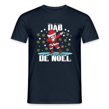 December Christmas Dab Dabbing Love Christmas - Männer T-Shirt - Navy - Vorne - AI Model Male 178 light (178cm)