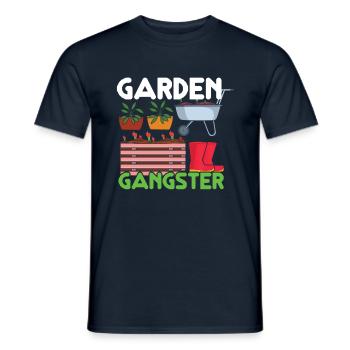 Garten Gangster Pflanzen Bauer Hobbygärtner - Männer T-Shirt - Navy - Vorne - AI Model Male 178 light (178cm)