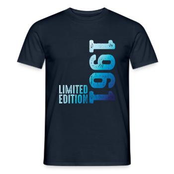Since 1961 Year 1961 Retro Vintage 1961 Birth - Men's T-Shirt - navy - Front - AI Model Male 178 light (178cm)