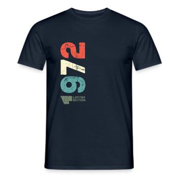 Seit 1972 Jahr 1972 Retro 1972 Jahrgang 1972 - Männer T-Shirt - Navy - Vorne - AI Model Male 178 light (178cm)