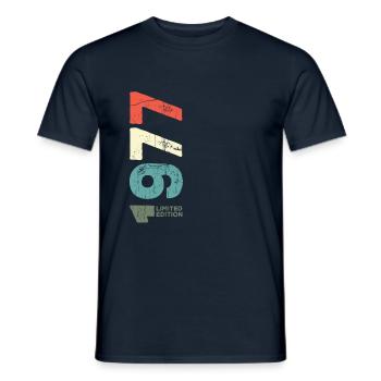 Seit 1977 Jahr 1977 Retro 1977 Jahrgang 1977 - Männer T-Shirt - Navy - Vorne - AI Model Male 178 light (178cm)