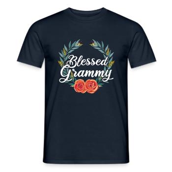 Grandmom Love Mom Mother's Day - Men's T-Shirt - navy - Front - AI Model Male 178 light (178cm)