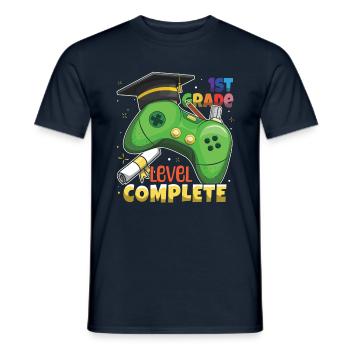 1st Grade Bye Schools Out Last Class Day Of Summer - T-shirt homme - marine - Devant - AI Model Male 178 light (178cm)