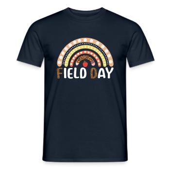 Bye School Out Happy Last Class Field Day - Men's T-Shirt - navy - Front - AI Model Male 178 light (178cm)
