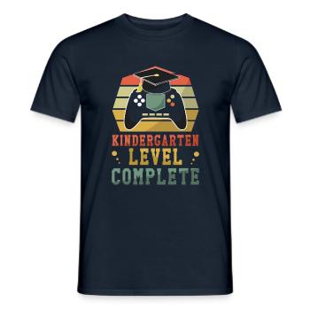 Diplômé de la maternelle Graduation 2023 - T-shirt homme - marine - Devant - AI Model Male 178 light (178cm)