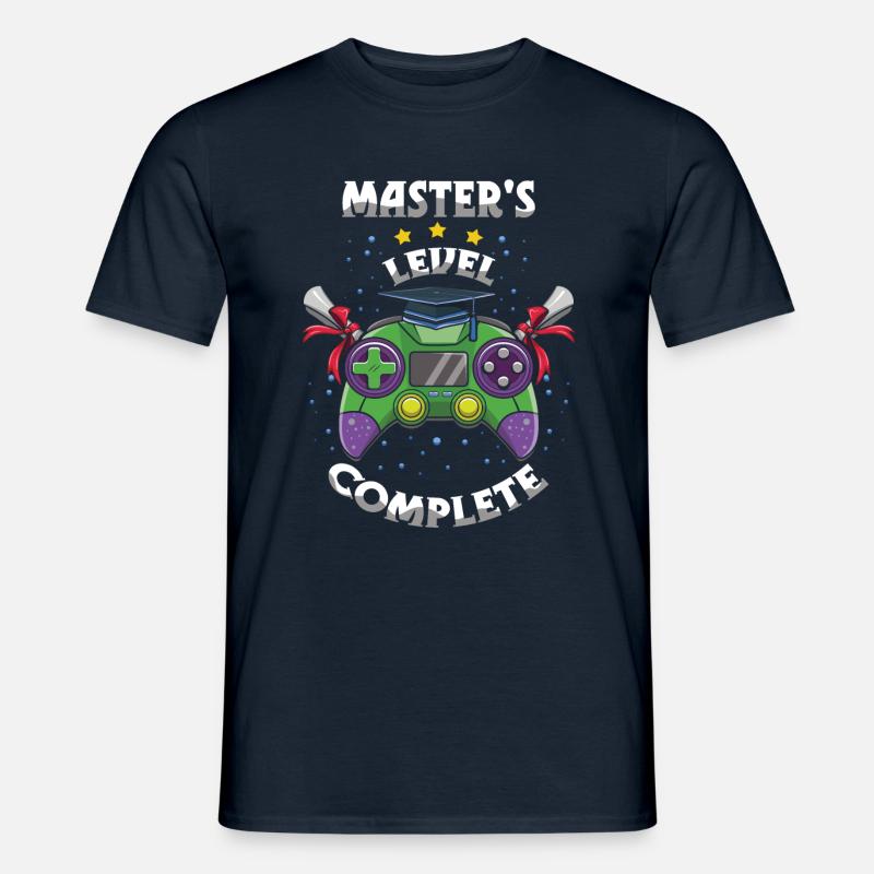 Master-PhD Abschluss Master 2023 Absolvent - Männer T-Shirt - Navy