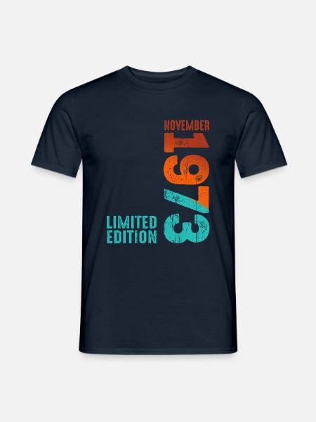 Vintage Retro 72 1972 Classic - Männer T-Shirt - Navy