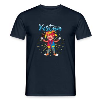 Fasching Kostüm Alaaf Helau Rosenmontag - Männer T-Shirt - Navy - Vorne - AI Model Male 178 light (178cm)