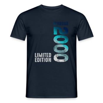 Édition limitée février 2000 légendaire depuis - T-shirt homme - marine - Devant - AI Model Male 178 light (178cm)