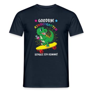 Goodbye Kindergarten School School I'm Coming - Men's T-Shirt - navy - Front - AI Model Male 178 light (178cm)