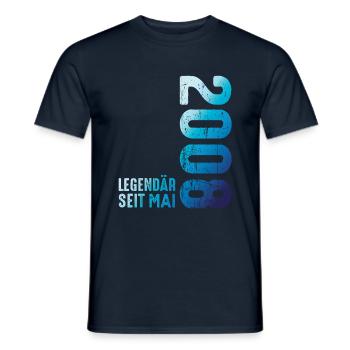 Limited Edition May 2008 Legendär Seit May 2008 - Männer T-Shirt - Navy - Vorne - AI Model Male 178 light (178cm)