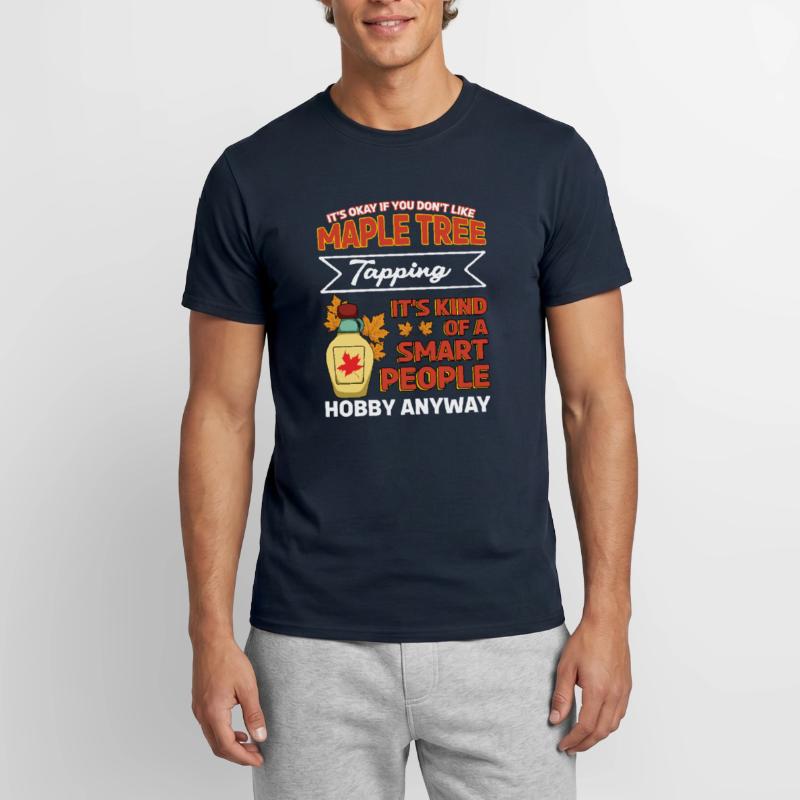 Maple Tapping Maple Tree Maple Leaf Hobby Men's T-Shirt