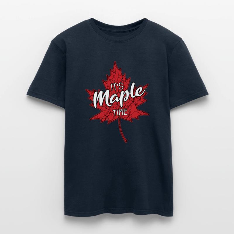 C’est l’heure de l’érable Maple Leaf Maple Tree Maple Leaf Maple Leaf T-shirt homme