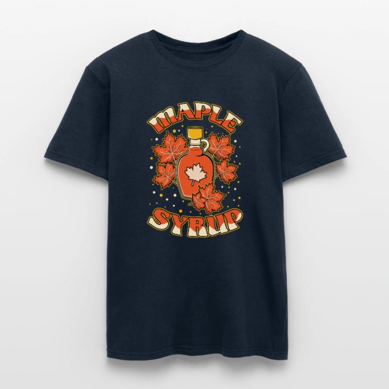 Maple Syrup Tapping Maple Tree Maple Leaf Men's T-Shirt