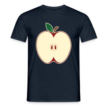 Apple Picking Slice Apple Butter Picker Apple - Men's T-Shirt - navy - Front - AI Model Male 178 light (178cm)