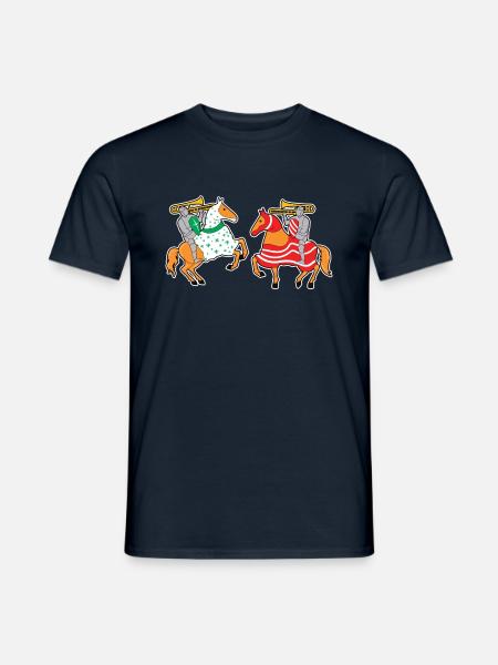 Pferdeturnier Ren Faire - Männer T-Shirt - Navy