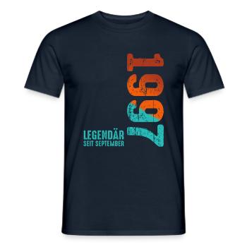 Septembre 1997 Légendaire depuis - T-shirt homme - marine - Devant - AI Model Male 178 light (178cm)