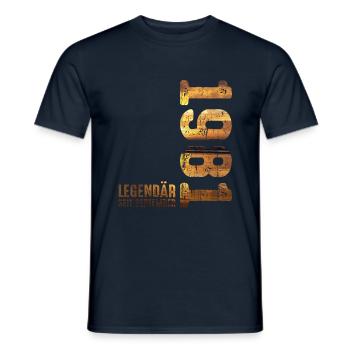 Légendaire depuis septembre 1981 Anniversaire - T-shirt homme - marine - Devant - AI Model Male 178 light (178cm)