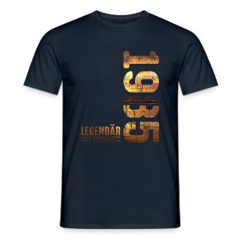 Legendary since September 1985 Birthday - Men's T-Shirt - navy - Front - AI Model Male 178 light (178cm)