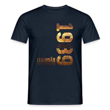 Légendaire depuis septembre 1989 Anniversaire - T-shirt homme - marine - Devant - AI Model Male 178 light (178cm)