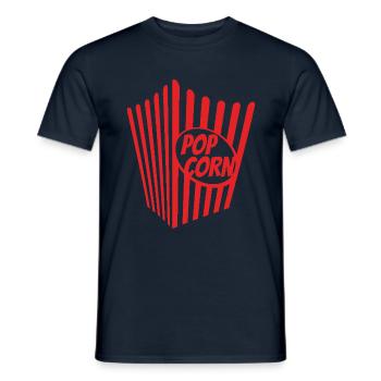Maïs soufflé de carnaval Maïs soufflé - T-shirt homme - marine - Devant - AI Model Male 178 light (178cm)