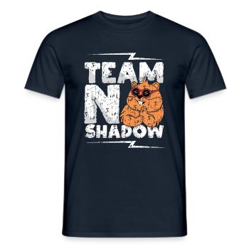 Team No Shadow Murmeltier Tag Spaß - Männer T-Shirt - Navy - Vorne - AI Model Male 178 light (178cm)