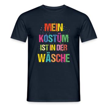 Carnival My Costume Is In The Wash - Men's T-Shirt - navy - Front - AI Model Male 178 light (178cm)