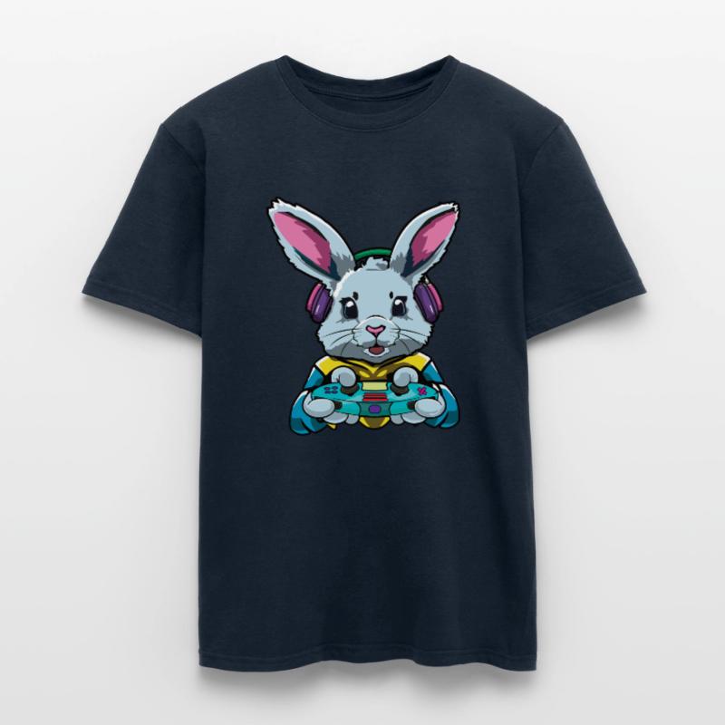 Easter Bunny With Controller Easter Fun Men's T-shirt