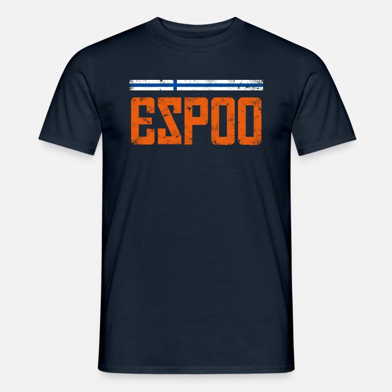 Espoo - Männer T-Shirt - Navy