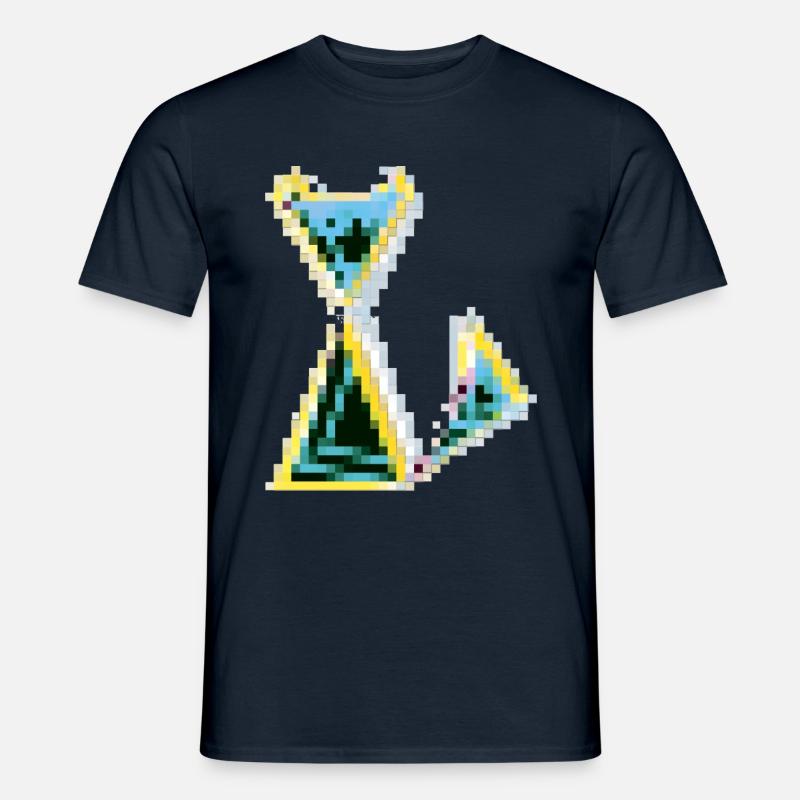 CAT NINETEEN - Männer T-Shirt - Navy