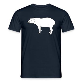 Tapir - T-shirt homme - marine - Devant - AI Model Male 178 light (178cm)