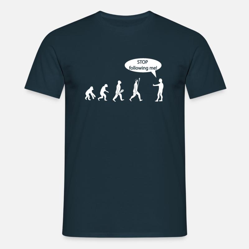 Evolution - Männer T-Shirt - Navy