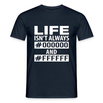 Programmierer Farbcode Lustig - Männer T-Shirt - Navy - Vorne - AI Model Male 178 light (178cm)